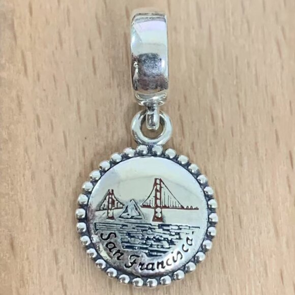 Pandora Jewelry - Pandora San Francisco Bridge Dangle Charm Pendant, S925 Silver Bracelets